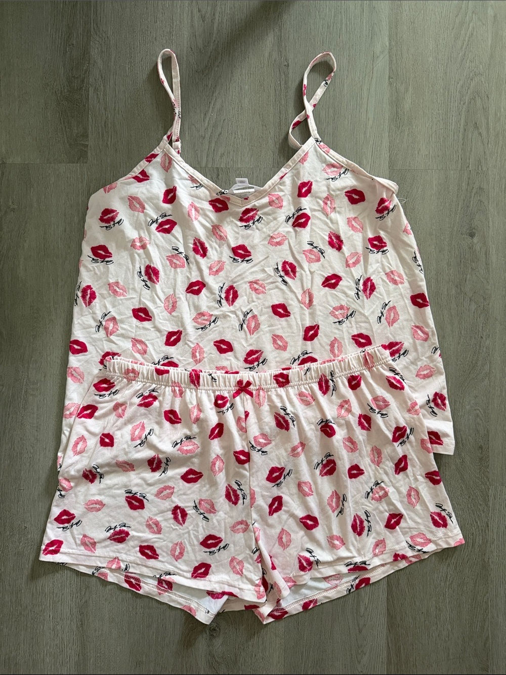 Short and Tank Top Pajama Set